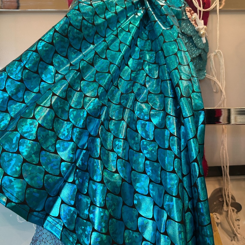 Mermaid Scale Teal Skirt